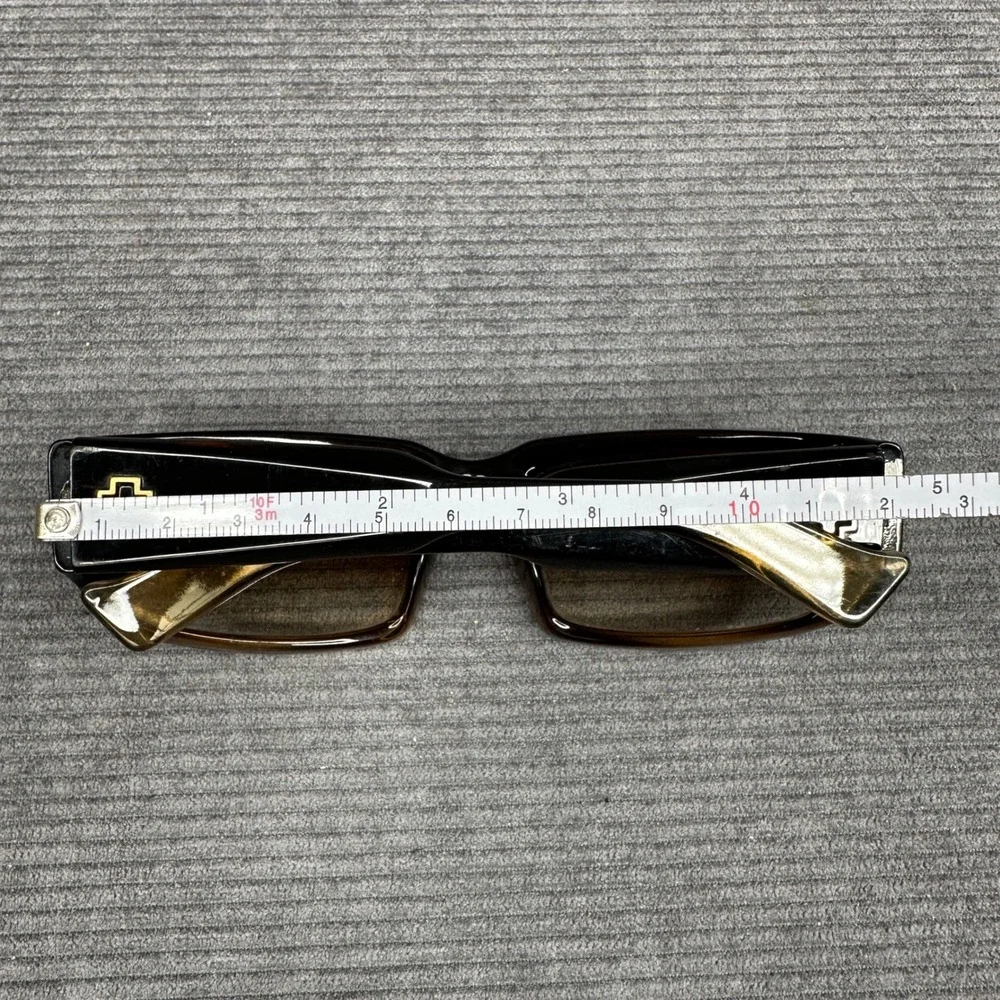 Vintage Spy Optic Plus Sunglasses Brown Gradient Rectangular Y2k Frames